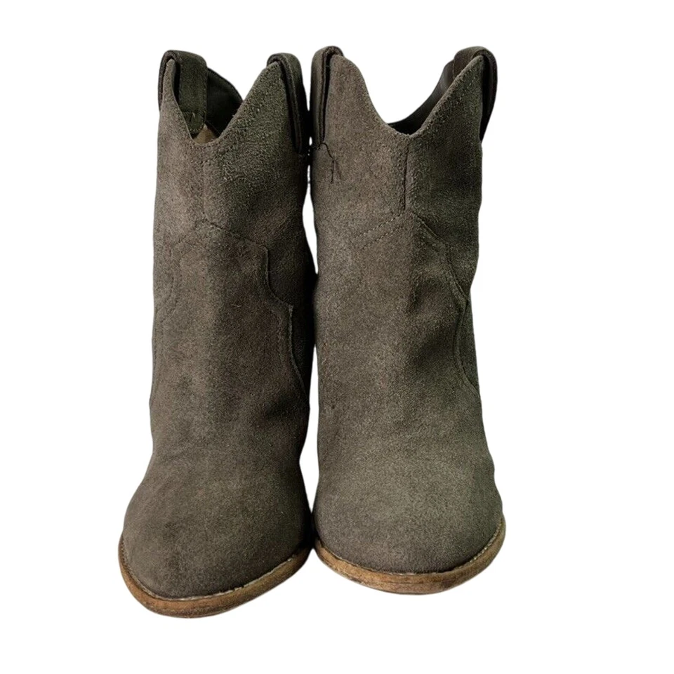 Joie Booties Womens 9.5 Monte Leather Suede Western Lined Heel Cowgirl - Image 1 of 4