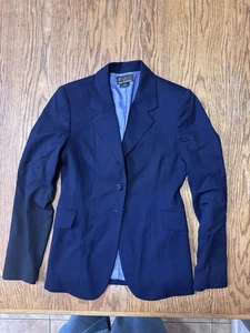 Ariat Pro Series Women's 12 Black Blazer Riding Jacket Show Coat - Picture 1 of 6