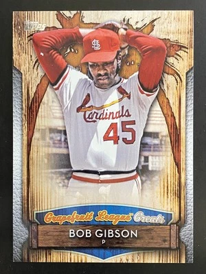 Bob Gibson 2019 Topps Grapefruit League Greats St. Louis Cardinals #GLG-10 - Image 1 of 2