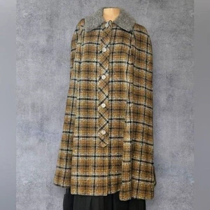 Cappotto con cappuccio Pendleton 100% lana vergine a quadri - Foto 1 di 7