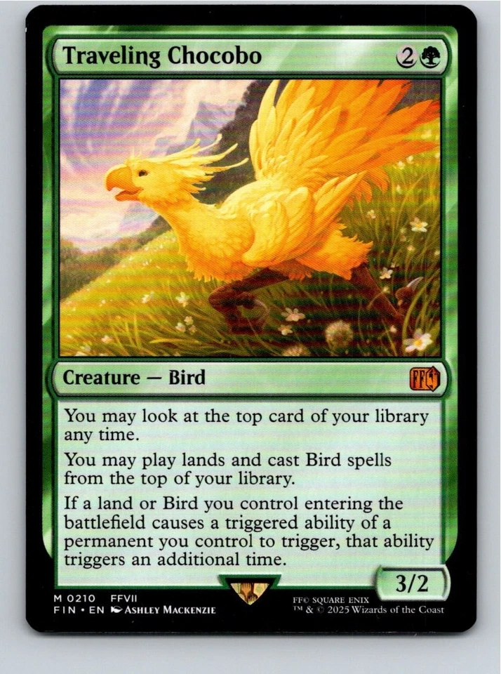 Magic the Gathering Traveling Chocobo FINAL FANTASY MTG Free Shipping! - Image 1 of 1