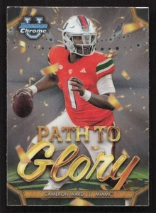 2024 Bowman University Chrome Cameron Cam Ward Path To Glory #PG-17 Card - Picture 1 of 2