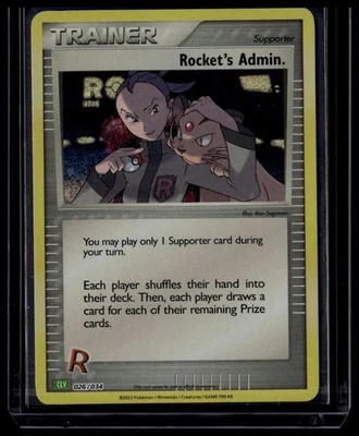 Trading Card Game Classic #026/034 Rocket's Admin. (CLV) - Image 1 of 2