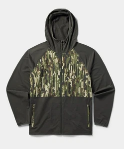 NEU Duck Camp M's Lightweight Grid Tech Fleece Full Zip in Raven/Woodland Medium - Bild 1 von 4