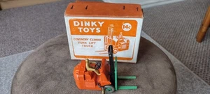 DINKY TOYS 14C COVENTRY CLIMAX FORK LIFT TRUCK 1948/54 BOXED + INSERTS RARE - Picture 1 of 14