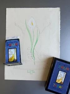 1982-1994 Brian Williams artist, original drawing, PoMo Tarot cards, milk carton - Picture 1 of 9