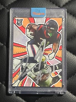 2023 Damien Pierce John Rudolph DUAL Signed Hand Painted Card 1/1 Tristar Cert - Image 1 of 4