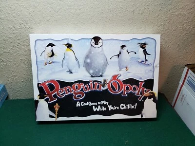Penguin-Opoly, Late for the Sky Monopoly, Pre-owned, Complete - Image 1 of 4