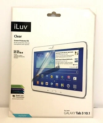 iLuv Clear Screen Protector Kit for GALAXY Tab 3 10.1"  - Image 1 of 4