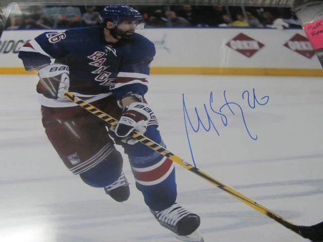 Martin St Louis  New York Rangers  Signed 11x14  photo COA  - Image 1 of 1