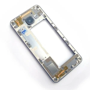 Samsung Galaxy A3 metal side housing bezel+rear camera glass Black A310 Genuine - Picture 1 of 5