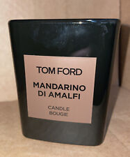 Mandarino Di Amalfi Tom Ford Candle Bougie in Brown Glass IMPERFECT New No Box