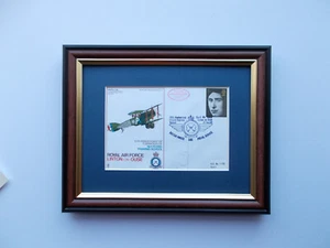 AIRCRAFT FIRST DAY COVER FRAMED - RAF LINTON ON OUSE  - Picture 1 of 1