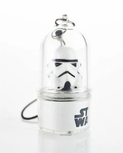 Téléphone portable Star Wars Stormtrooper Spinnerz DEL étiquette charme blanc à collectionner neuf - Photo 1 sur 2