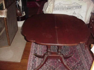 Antique Vintage Mahogany Game Card Table by Imperial Grand Rapids, MI  - Picture 1 of 11
