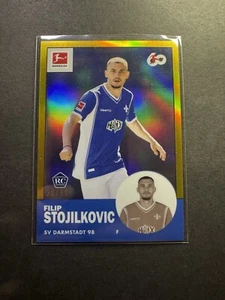 2023-24 Topps Chrome Bundesliga /50 Filip Stojilkovic RC Rookie Gold Refractor - Bild 1 von 2