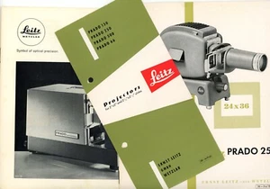 LEITZ brochure PRADO 150 250 500 66 Universal Projector Brochure IN ENGLISH - Picture 1 of 6