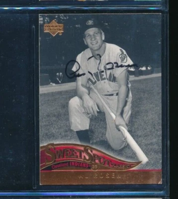 2005 Upper Deck Sweet Spot Classic #2 Al Rosen Indians Signed Autograph (GZ44) - Image 1 of 2