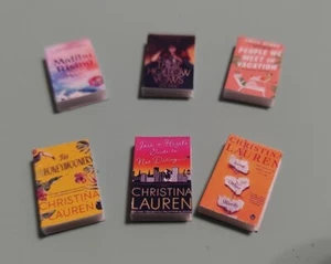 Miniatur Puppenhaus verschiedene Bücher X 6 - Bild 1 von 4