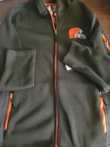 NFL Herren Cleveland Browns Hoodie mit Reißverschluss. Mit Taschen Größe M - Bild 1 von 8