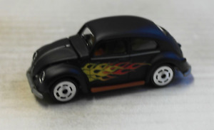 Majorette VW Volkswagen Garbus Garbus mat czarny płomienie płomienie oldtimer black