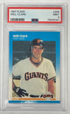 1987 Fleer #269 Will Clark San Francisco Giants  PSA 9 Mint
