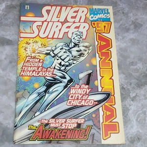 Cómic Silver Surfer '97 anual - Marvel Comics embolsado y embarcado 1997 - Imagen 1 de 4