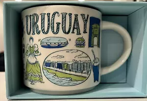 Starbucks Been There Series Collection Ceramic Coffee Mug Uruguay 14 oz New - Picture 1 of 4