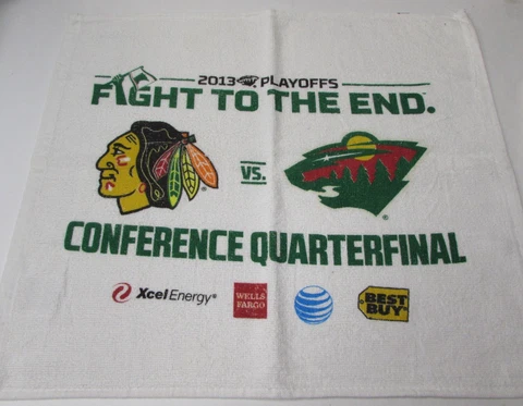 Minnesota Wild (NHL) - 2013 vs Chicago Rally Towel - Stanley Cup Quarters Cover