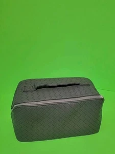 Large Capacity Travel Cosmetic Bag Organizer Makeup with Brushes Slots Dividers - Picture 1 of 6