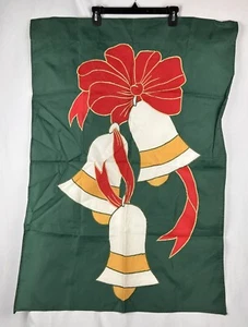 Vintage Feiertag Glocke Flagge Hof Dekor 27 "X 39" - Bild 1 von 6