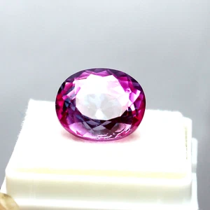 Certified 8 To 10 Ct Natural Pitambari Sapphire Oval Shape Loose Gemstone - Picture 1 of 13