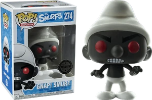 Funko Pop Animation 274 The Smurfs 21356 Gnap! Smurf Black Exclusive - Picture 1 of 1