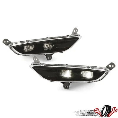 Faro antiniebla parachoques lateral conductor y pasajero para Chrysler 200 15 2016 2017 LED Foto 1 de 4