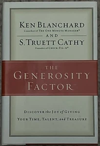 The Generosity Factor Discover the Joy of Giving Your Time Talent Treasure NEW - Foto 1 di 2