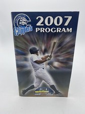Vintage 2007 Basbeall Columbus Clippers Program