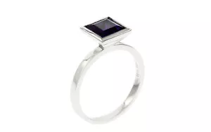 Ring 750/- Weißgold mit Amethyst Ringgröße 55 - 7133327 - Bild 1 von 1