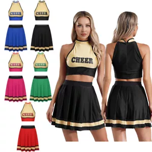 Women Suit Tennis Outfits Camisole Sets 2-piece Uniform Gym Role Play Cosplay - Picture 1 of 45