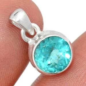 Blue Topaz 925 Sterling Silver Pendant Jewelry CP38119 - Picture 1 of 1