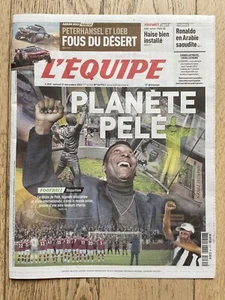Journal Registro L’Equipe N°24976 Du 31/12/2022 Planète Pelé Ronaldo CR7 Dakar - Picture 1 of 7