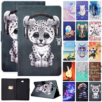 For Samsung Galaxy Tab S7 A7 S5E T580 T590 Case Smart Flip Leather Stand Cover - Image 1 of 4