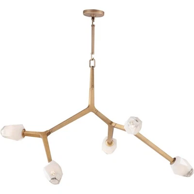 ET2 Iluminación Contemporánea E32795-93NAB Flor Colgante Latón Envejecido Natural Foto 1 de 4