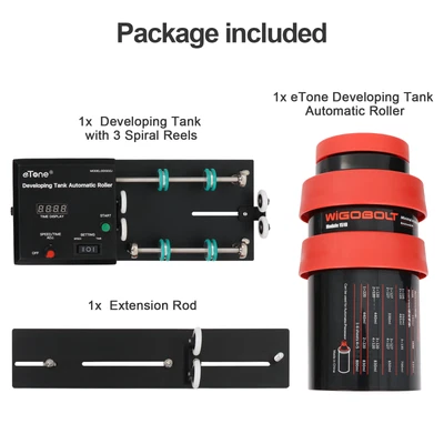 Máquina processadora automática de filme de câmara escura para Jobo AP+3 espirais tanque de desenvolvimento - Imagem 1 de 4