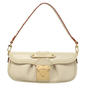 Borsa Louis Vuitton Suhali in pelle bianca autentica - Foto 1 di 23