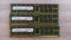 Samsung 48GB DDR3 1600MHz PC3-12800 ECC RDIMM Server Memory RAM M393B2G70EB0-YK0 - Picture 1 of 4