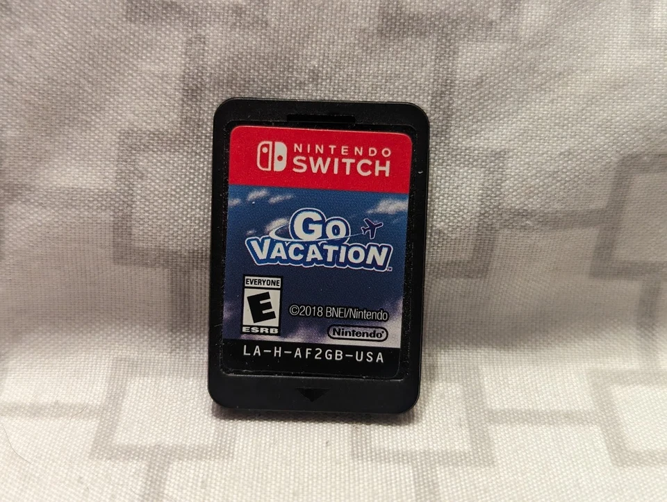 Cartucho Go Vacation Nintendo Switch solo probado juego funcionando Foto 1 de 1