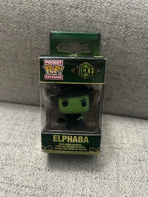 Funko Pocket Pop Llavero Malvado Elphaba Malvado PELÍCULA Bruja Mala Mini Figura Foto 1 de 4