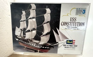 REVELL #5404, USS CONSTITUTION, UNMONTIERTER MODELLBAUSATZ IM MASSSTAB 1:196, Open Box - Bild 1 von 6