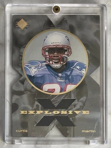 1996 Upper Deck SP CURTIS MARTIN Explosive Die Cut #X17 SSP RARE Grail Card 🔥 - Picture 1 of 11