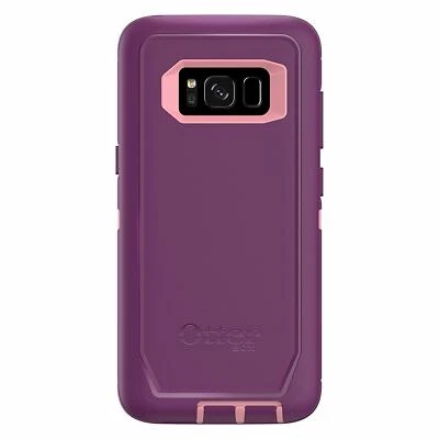 NEW Otterbox Defender Series Case With Holster for Samsung Galaxy S8 - Plum - Image 1 of 4